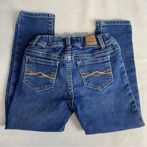 Jordache Kids' Blue Jeans with Pink and Yellow Accents
